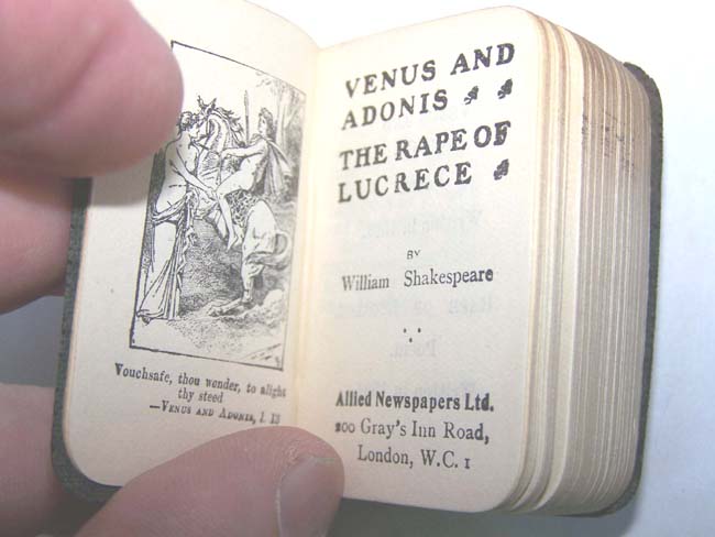 'The Complete Works of William Shakespeare' in 40 miniature volumes circa 1900 — image 2